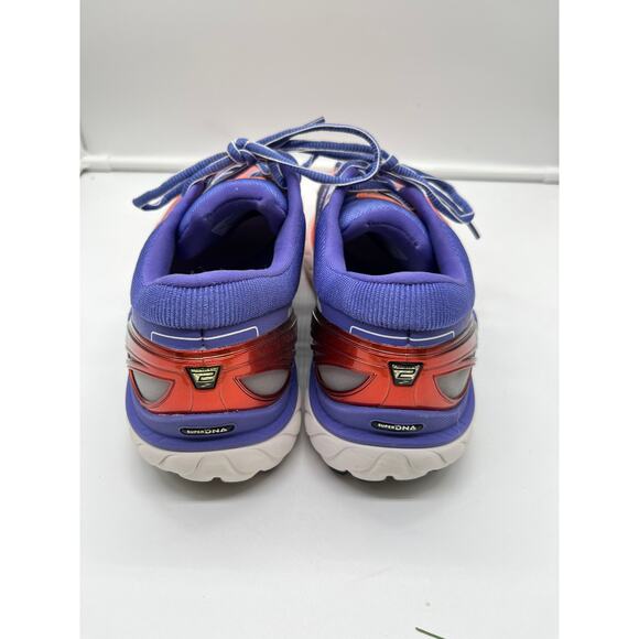 Brooks Transcend 2 Purple Salmon Coral Athletic Running Walking Womens Shoes 9.5 - Picture 6 of 7